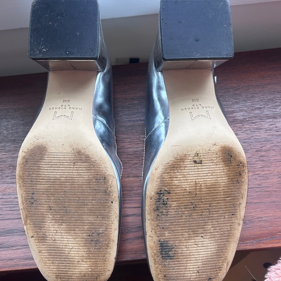 Silver Mary Janes - Picture 3 of 4